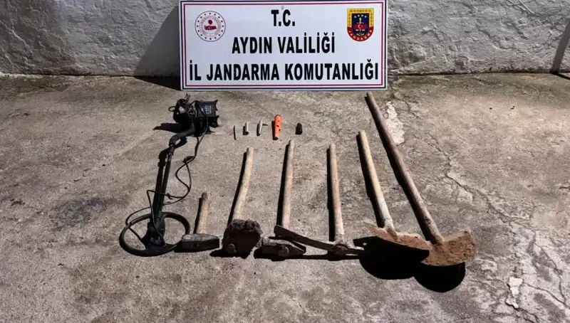 Aydın'da Kaçak Kazı Operasyonu: Tarih Yeniden Gün Yüzüne Çıkıyor