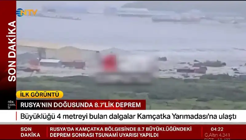 Kamçatka Kıyılarında İlk Tsunami Dalgalarıyla İlgili İddialar: Neler Oluyor?