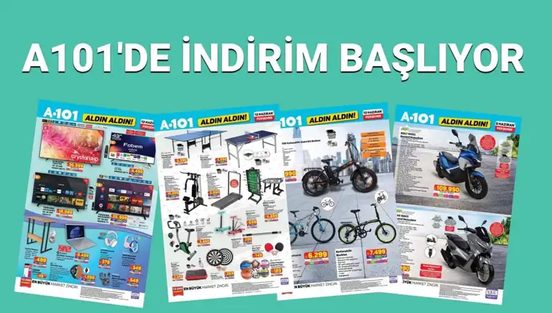 A101’de 12 Haziran Aktüel Kataloğu: Spor ve Teknoloji Ürünlerinde Fırsatlar