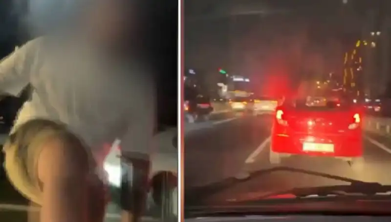 İstanbul'da Trafik Magandası Sokakları Terörize Etti, O Anlar Kamerada