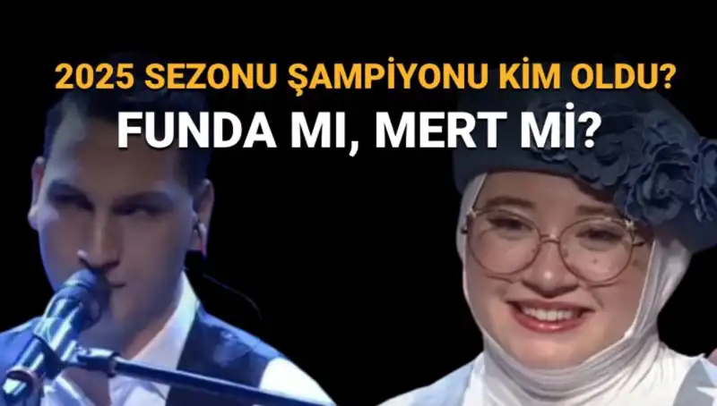 O Ses Türkiye 2025 Şampiyonu Kim Olacak? Funda mı Mert mi Daha Önde?