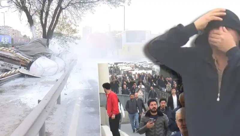 D-100 Karayolu'nda Alçı Yüklü TIR'ın Kazası Traffikte Kaosa Neden Oldu